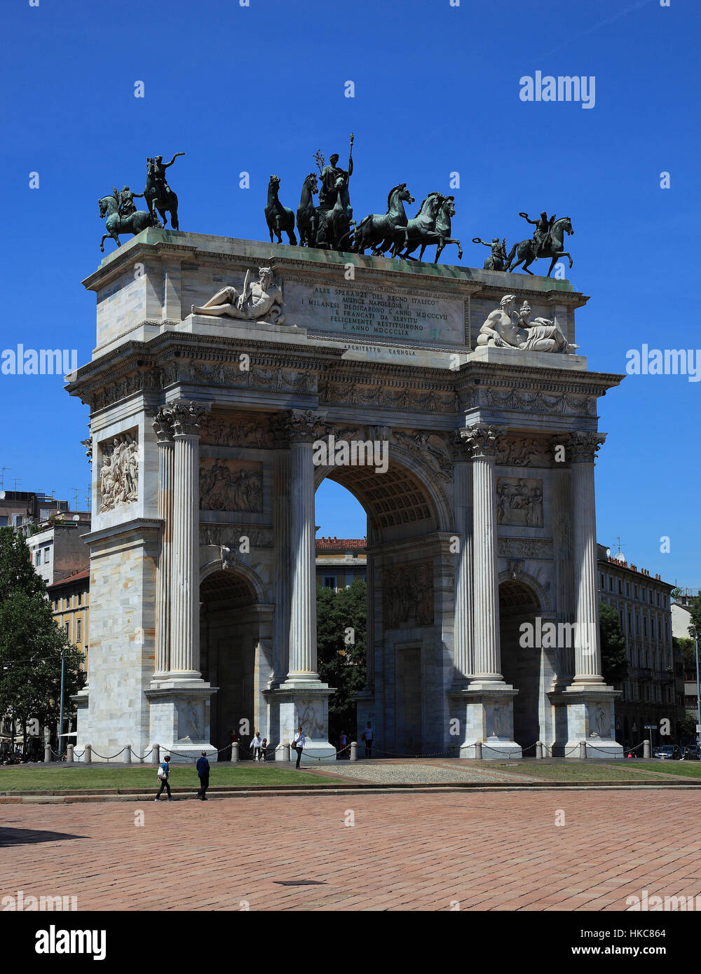 Italy, City of Milan, Peace Arch,