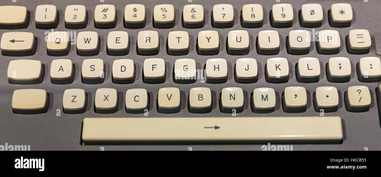 Old computer keyboard Stock Photo Alamy