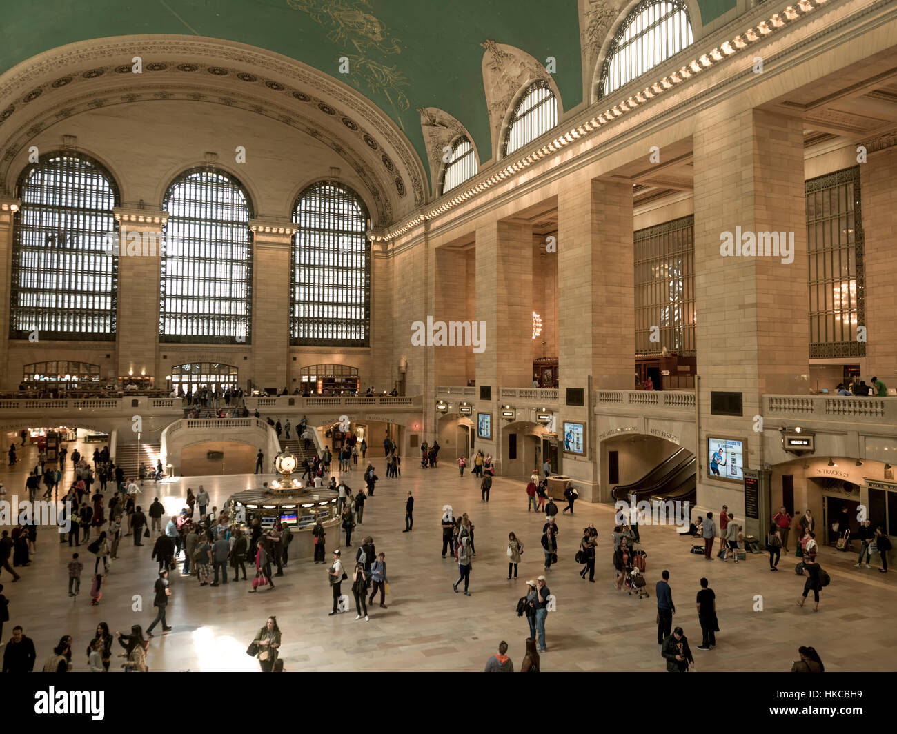 Grand Central Station terminal; New York City, New York, United States of America Stock Photo