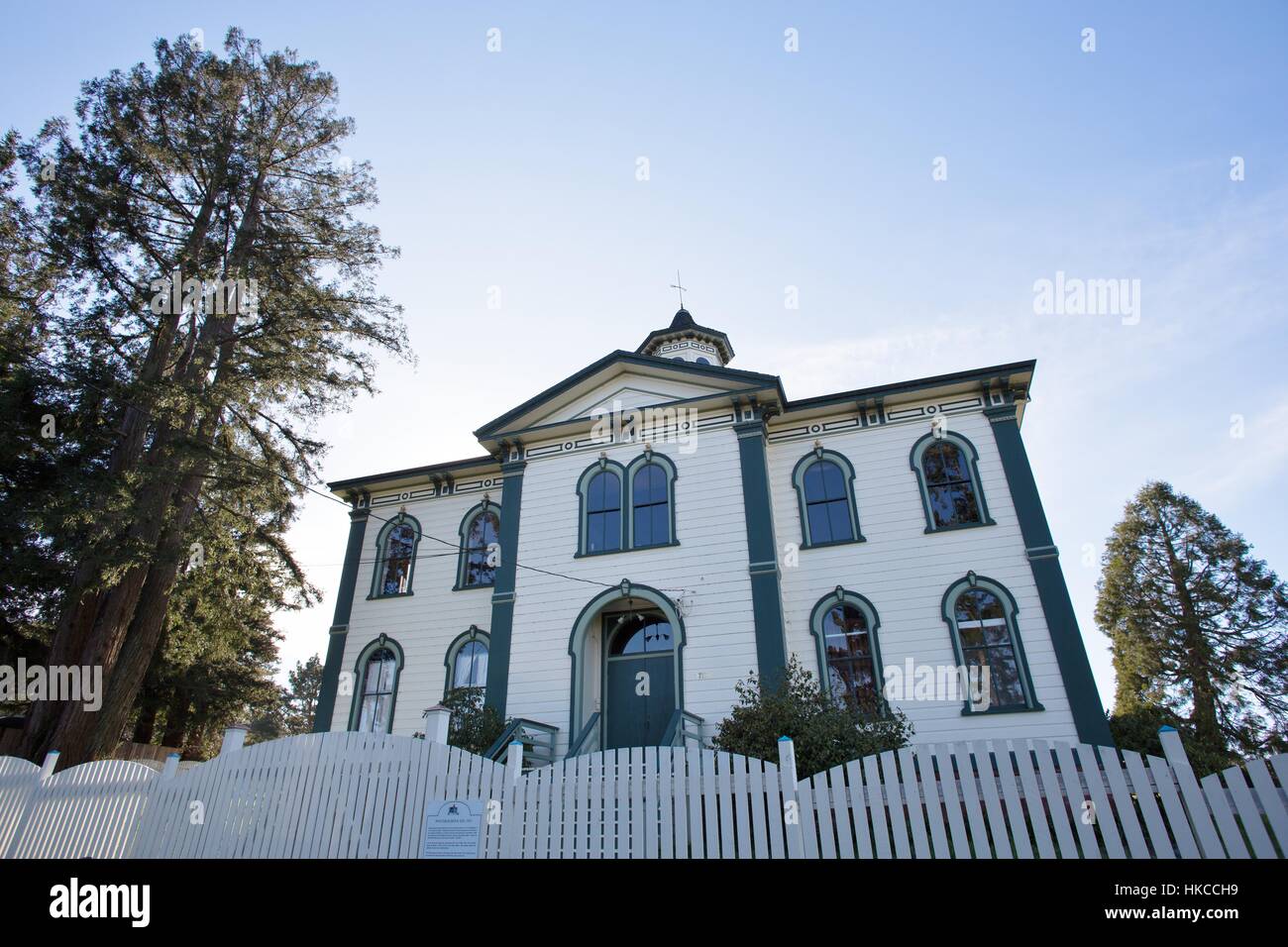 Historic Potter School in Bodega, California, was used in the filming