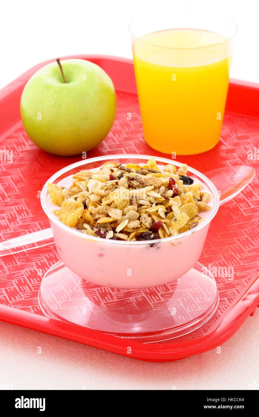 Healthy meal that grown ups and kids will love at any time or as school meal for eating well all year round. Stock Photo