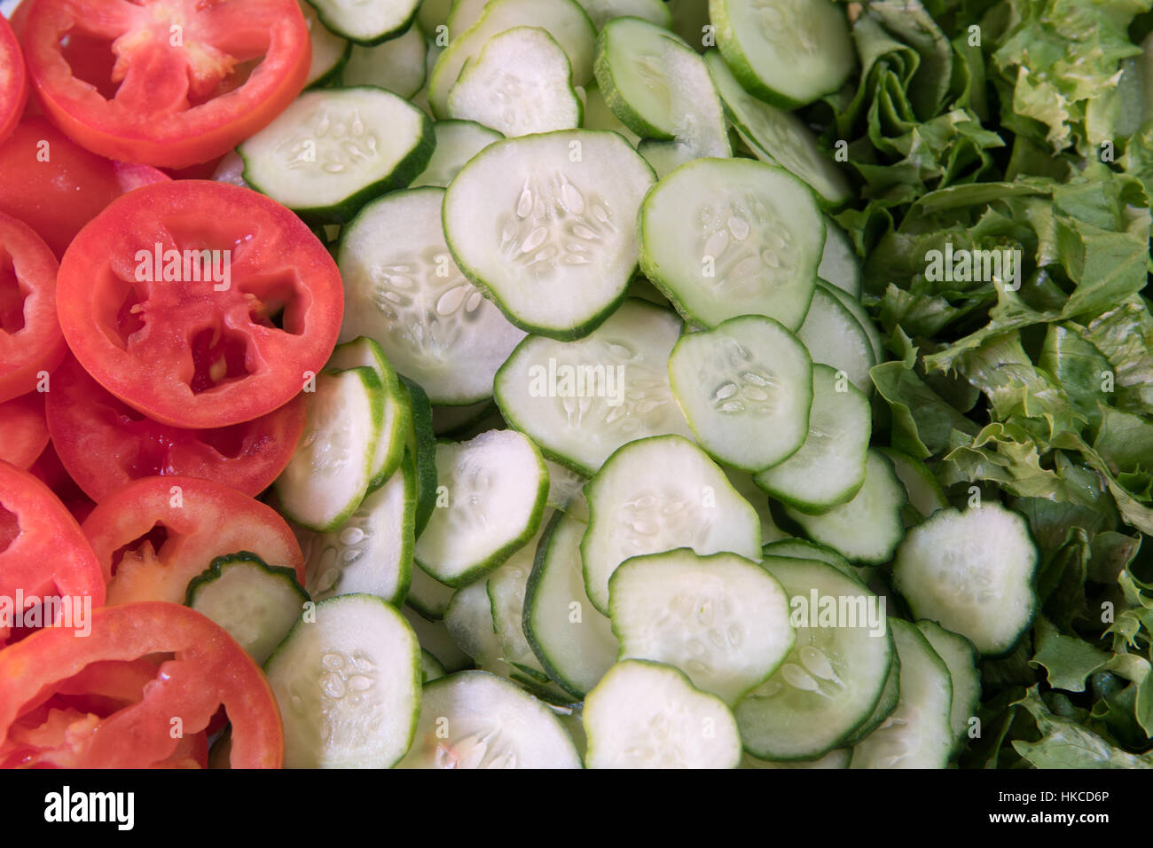 vegetable salad Stock Photo