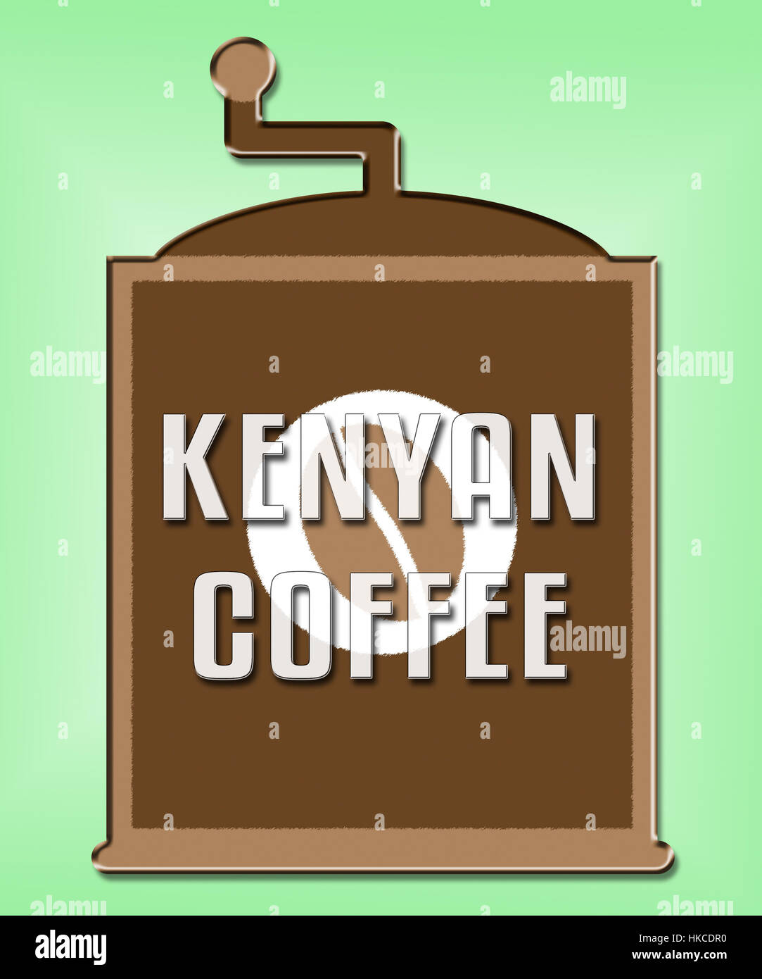 Kenyan Coffee Machine Shows Cuba Cafe Or Restaurant Stock Photo Alamy