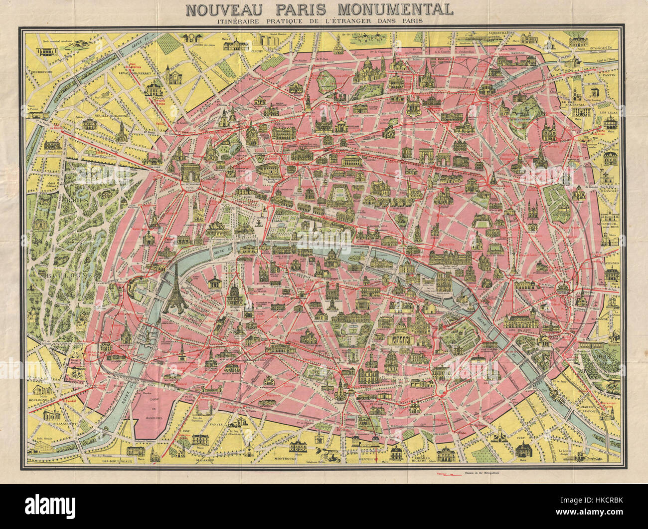 Leconte pocket map of paris hires stock photography and images Alamy