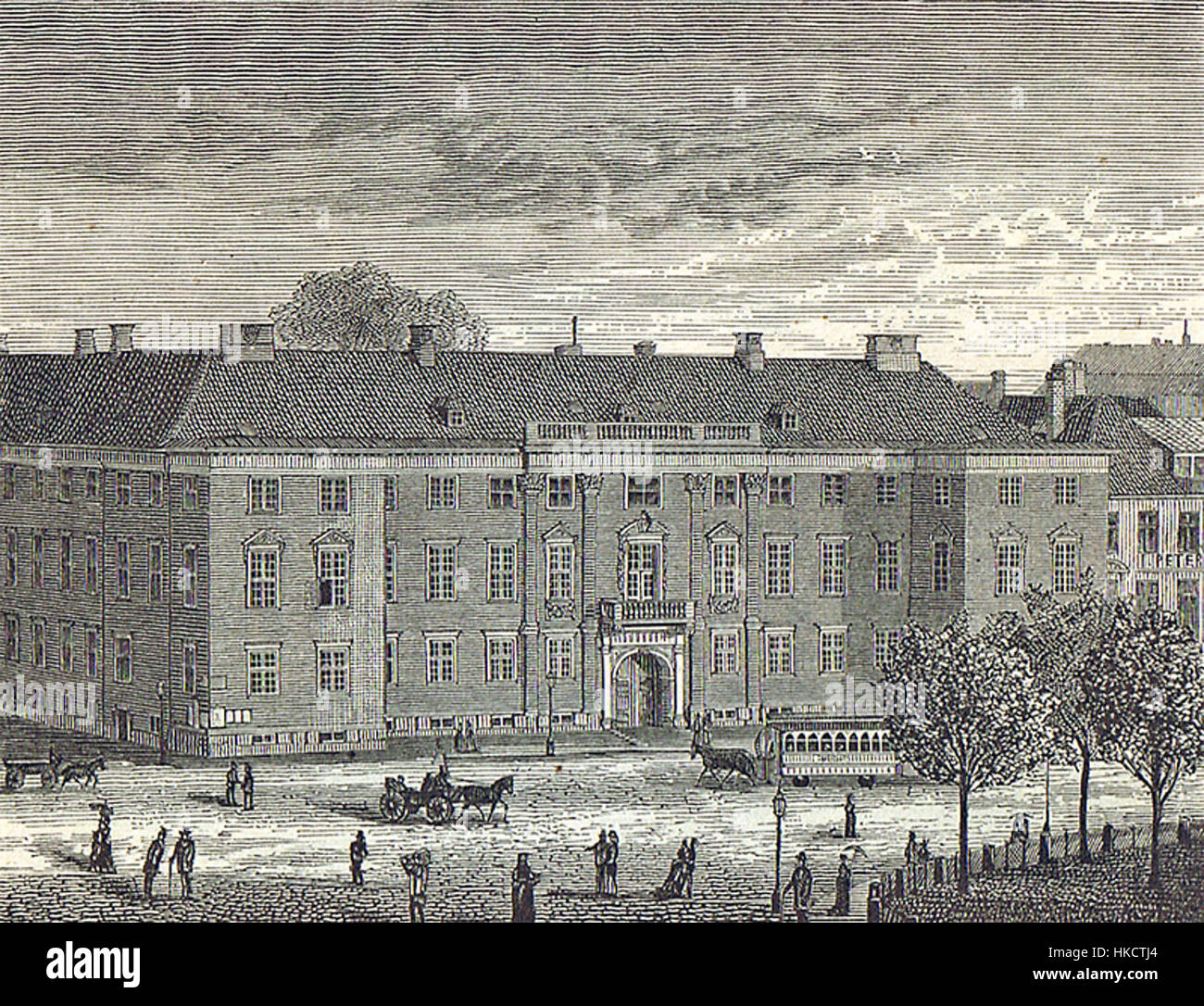 Charlottenborg is a renowned art gallery in Copenhagen, Denmark, known for its exhibitions of contemporary art and its historical significance in the Danish art scene. Stock Photo