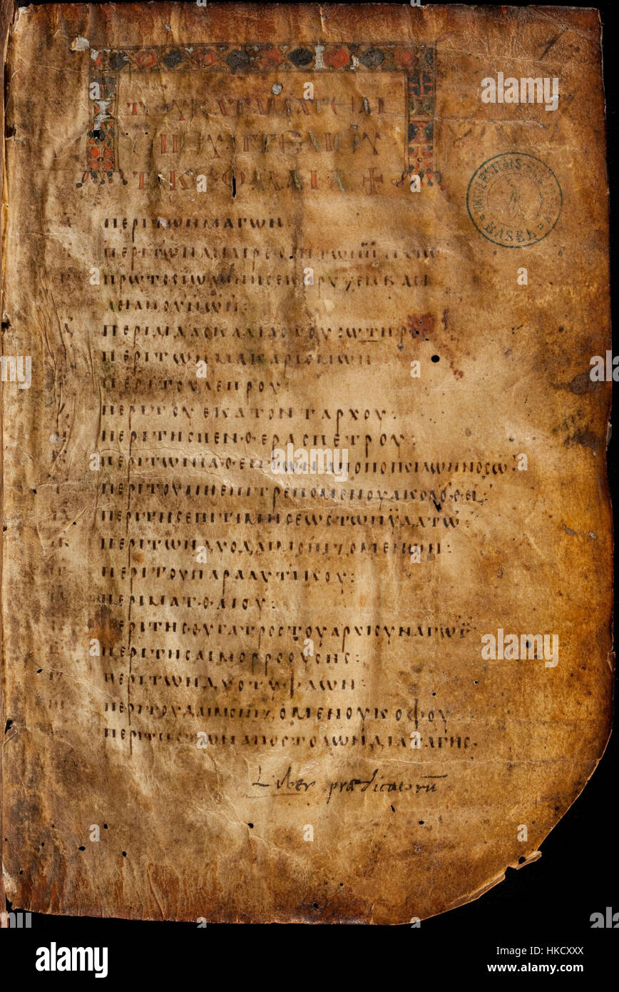 The *Codex Basilensis* (Kephalaia) is a significant manuscript ...