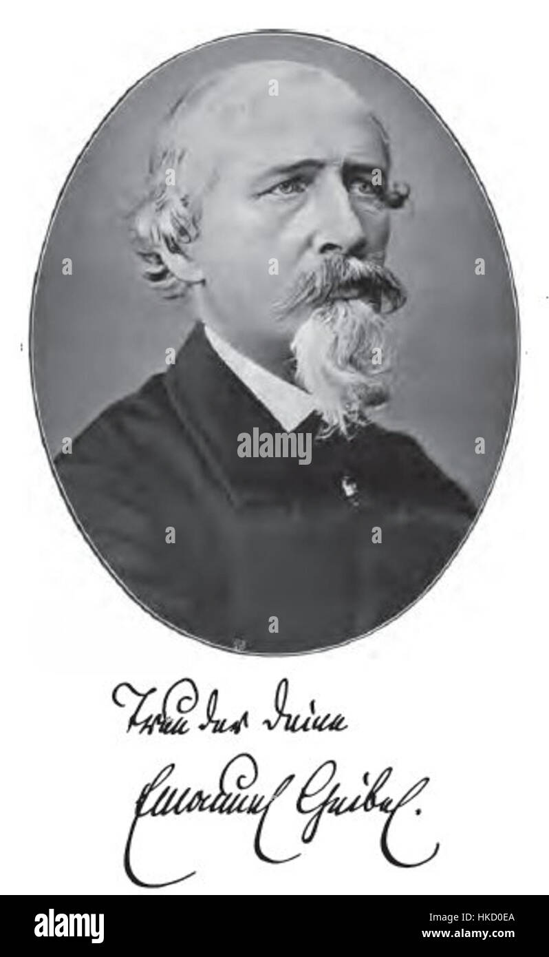 Emanuel Geibel 1870 Stock Photo