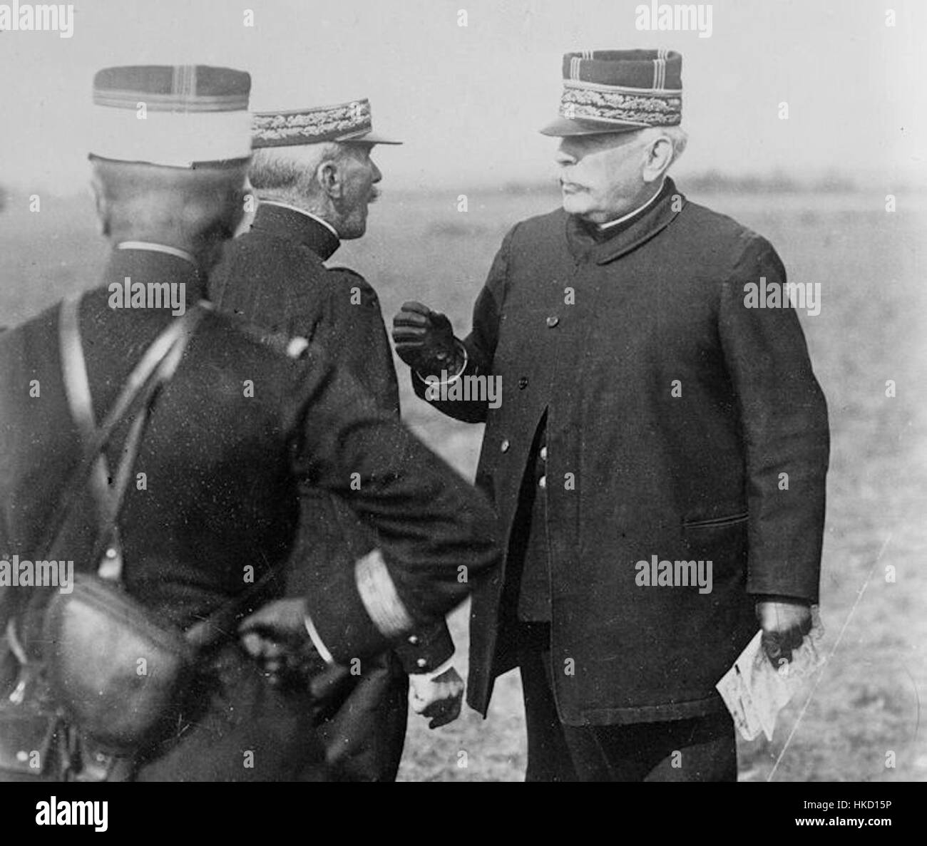 This painting captures the moment when French Marshal Joseph Joffre ...