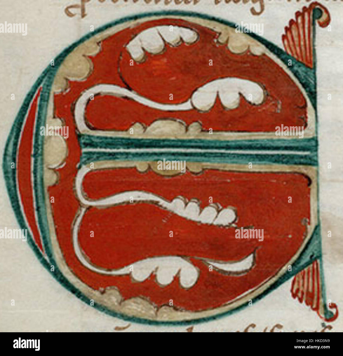 This illuminated manuscript from the Bibl. Mazarine ms. 557 showcases ...