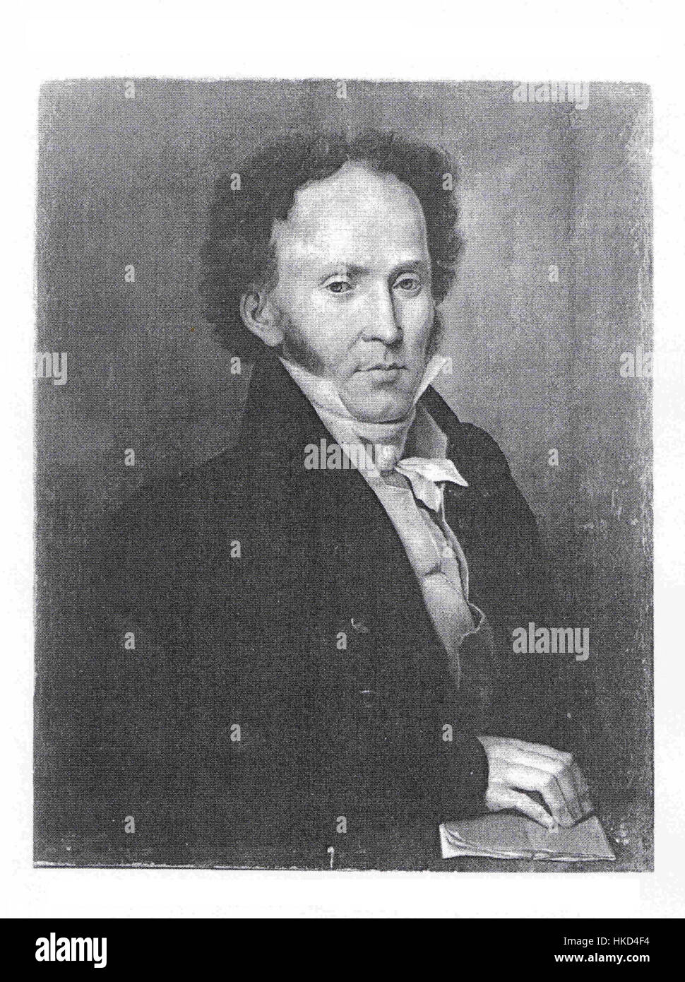 'JMCGVorherr Altersbild' is a portrait capturing the elderly subject with remarkable realism. The artwork emphasizes the aging process, using intricate techniques to portray the subject's character and experience. Stock Photo
