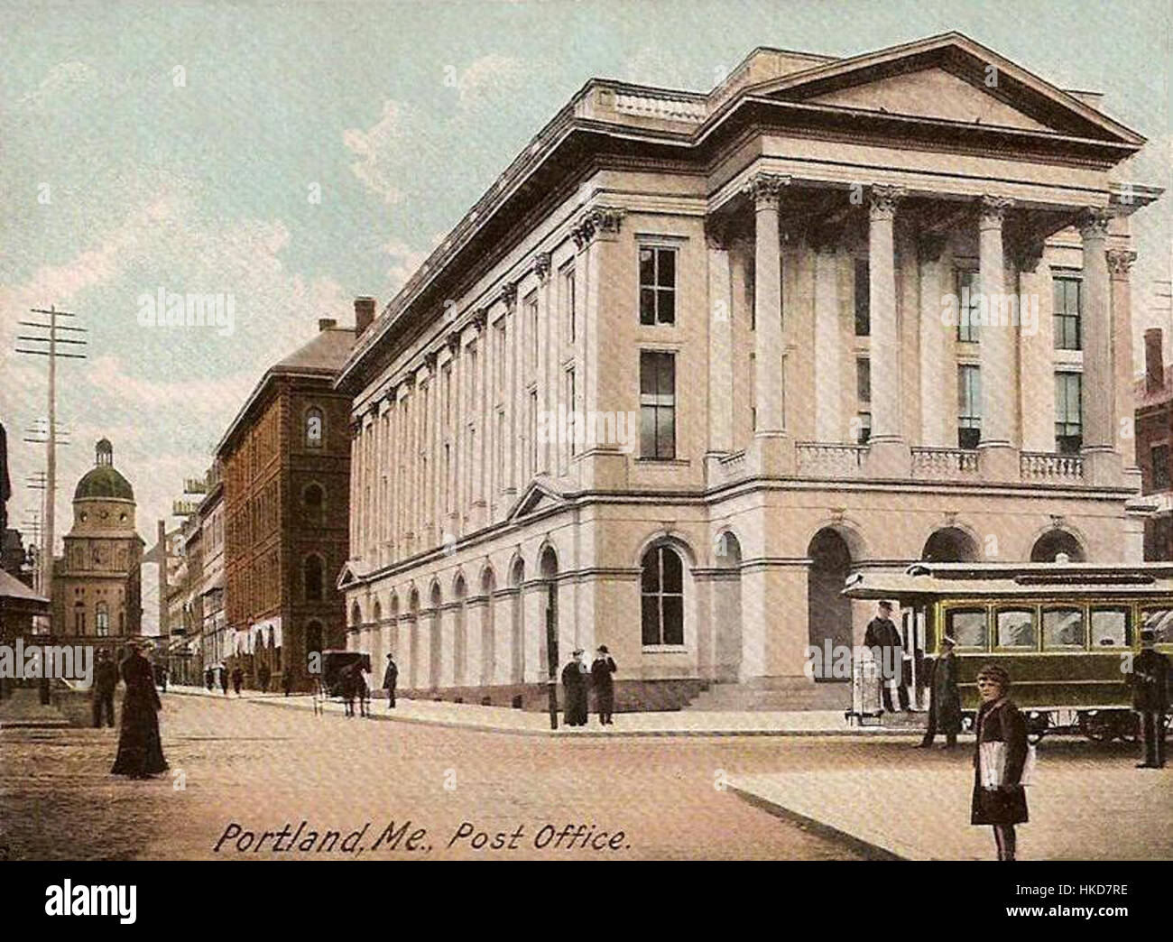 Old Post Office, Portland, ME Stock Photo Alamy
