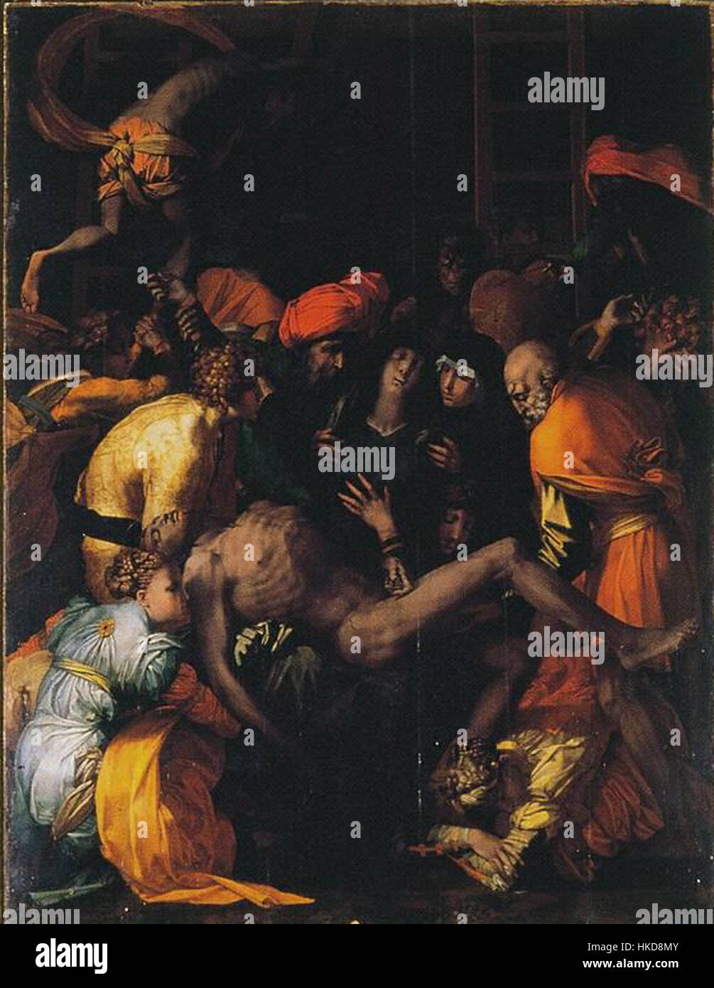 Rosso Fiorentino Deposizione di Cristo Stock Photo Alamy Rosso Fiorentino Deposizione di Cristo Stock Photo Alamy