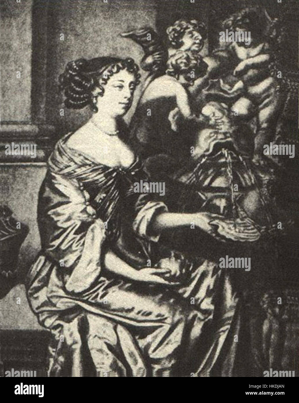 Mary Saunderson 17th century Stock Photo