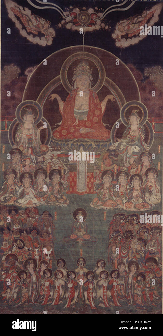 Korea Goryeo Hwaeomgyeong.Byeonsangdo Stock Photo Alamy