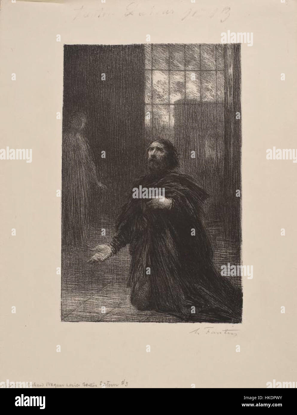 Henri Fantin Latour, Rienzi, Act V, The Prayer of Rienzi Stock Photo ...