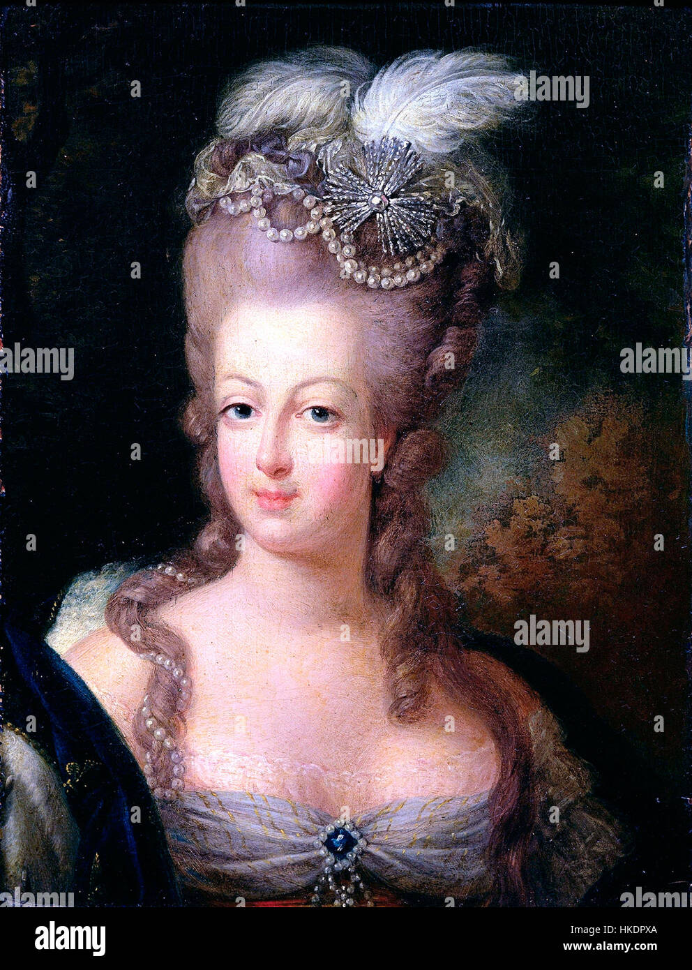 Marie Antoinette in 1775 Stock Photo