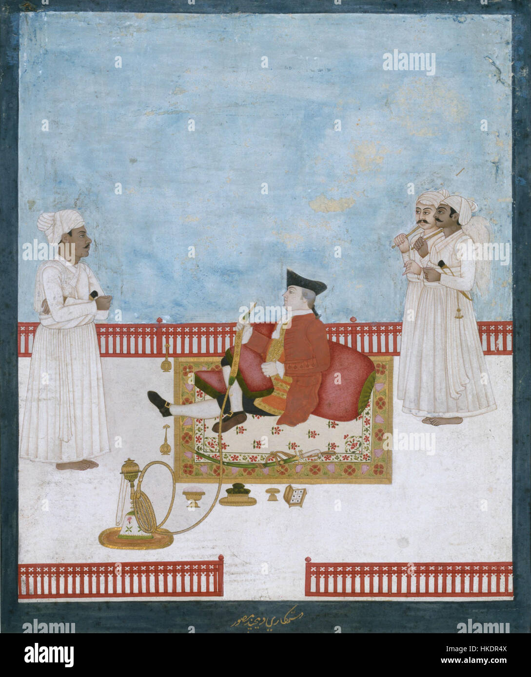 Portrait of East India Company official Stock Photo Alamy
