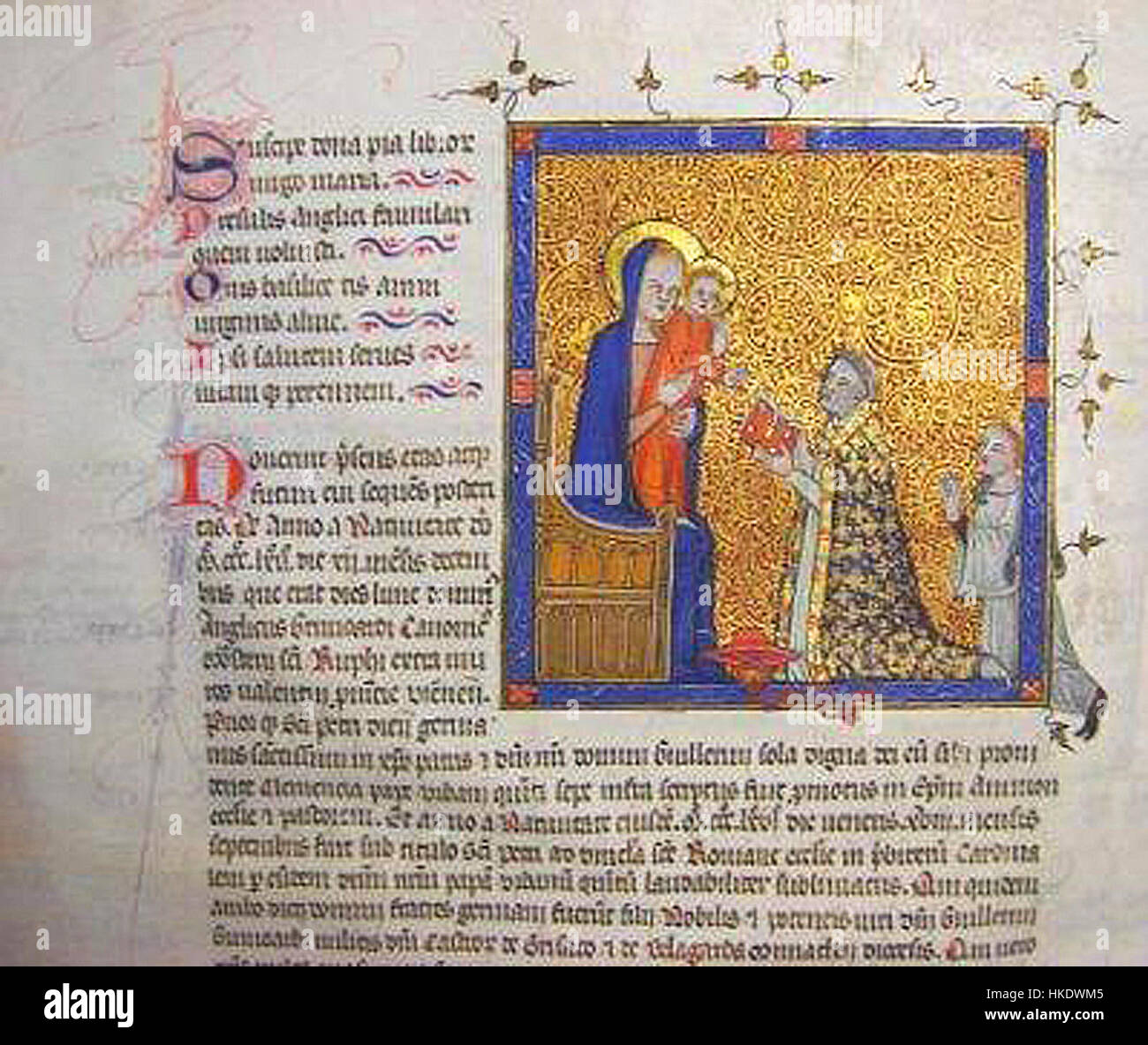 Anglic de Grimoard au pied de la Vierge Stock Photo Alamy