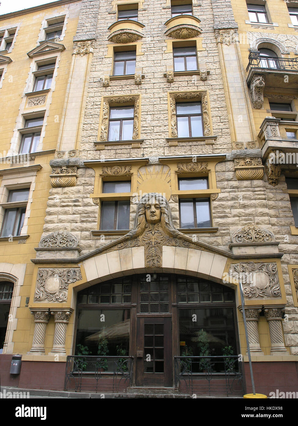 Art deco house in Riga Latvia Stock Photo - Alamy