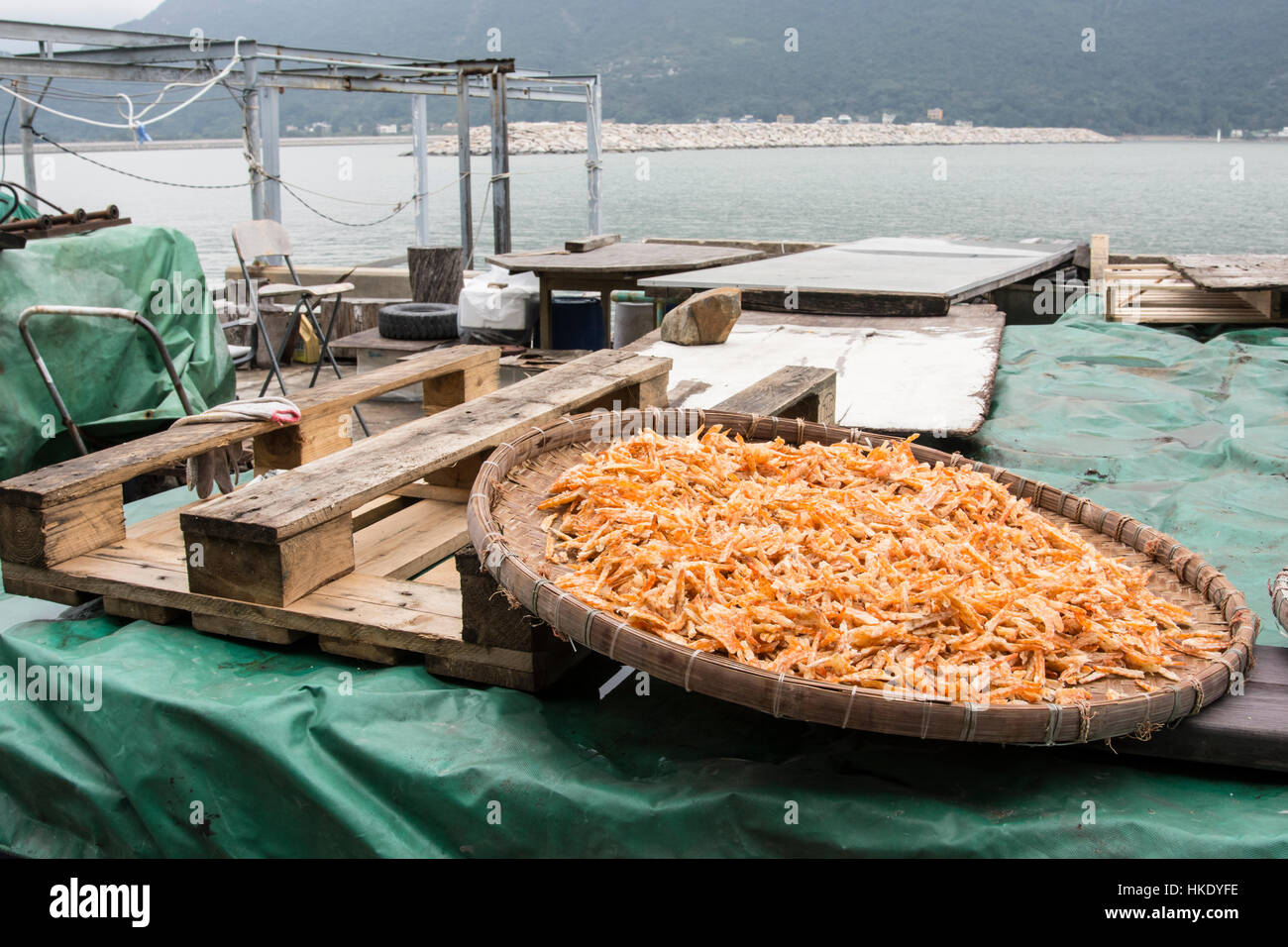 traditional dried fish in Hong kong Stock Photo Alamy