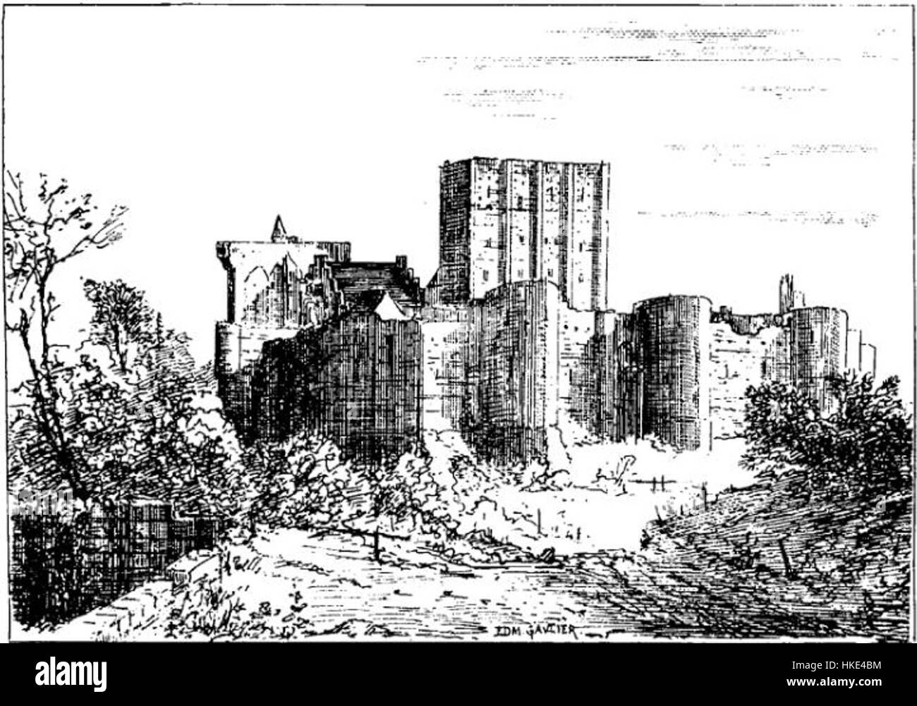 this-artwork-is-a-historical-representation-of-the-donjon-keep-at