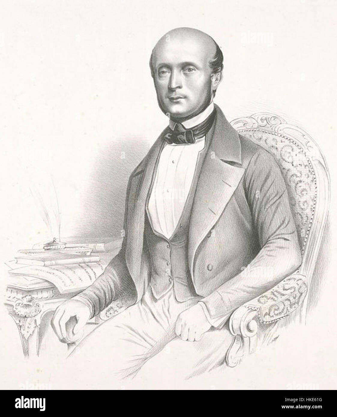 This portrait of Giuseppe Concone by Marie Alexandre Alophe illustrates ...