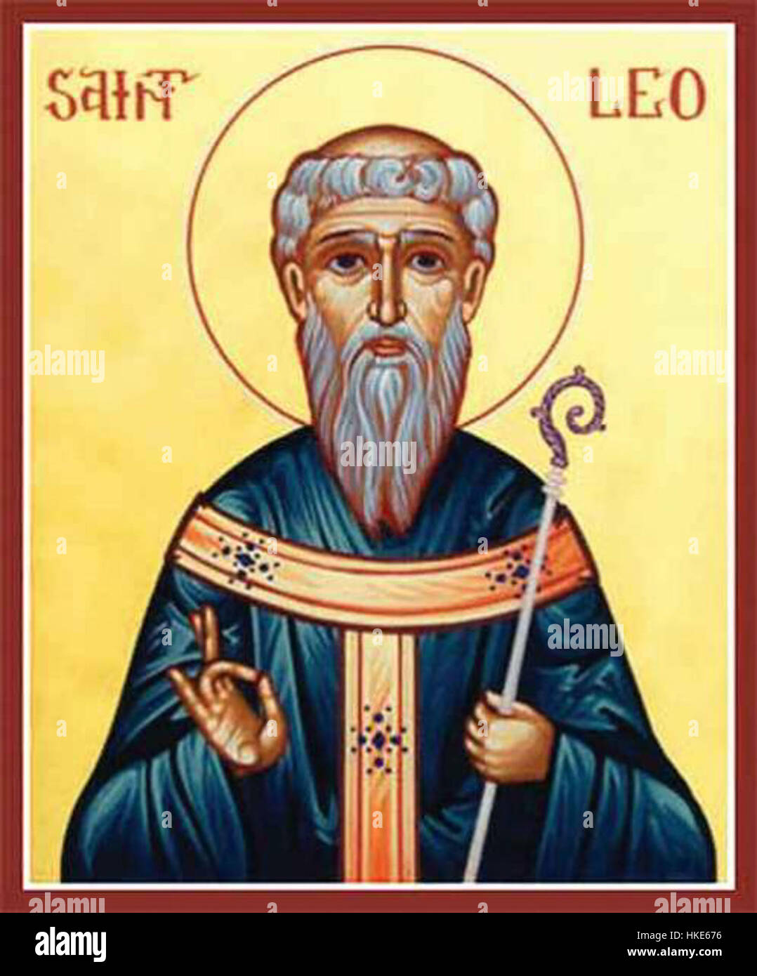Leo of Catania Stock Photo - Alamy