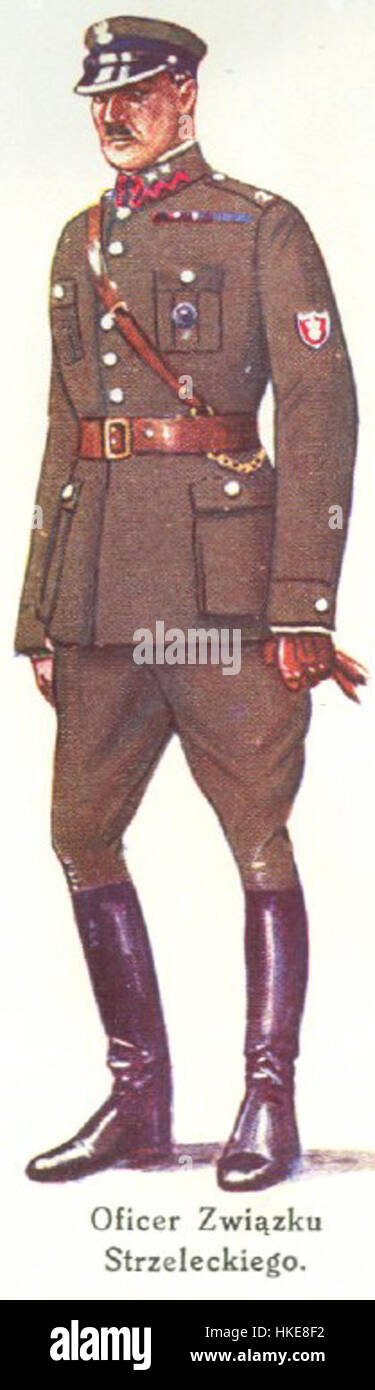 Mundur strzelec 1935 oficer Stock Photo