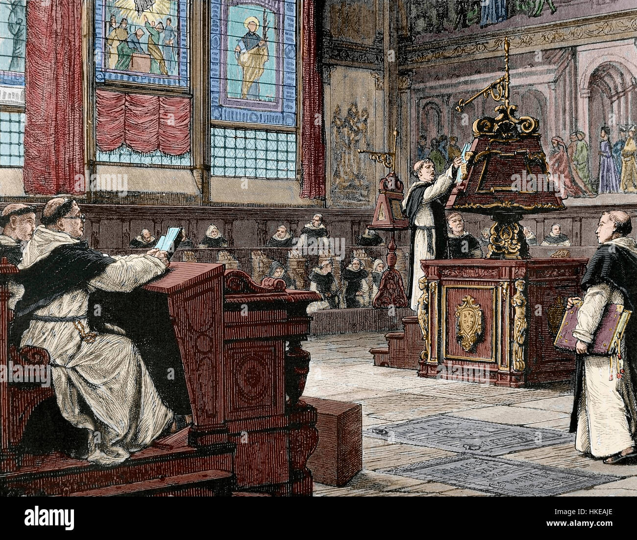 Dominican Monk Routine Dominican habit hi-res stock photography and images - Alamy