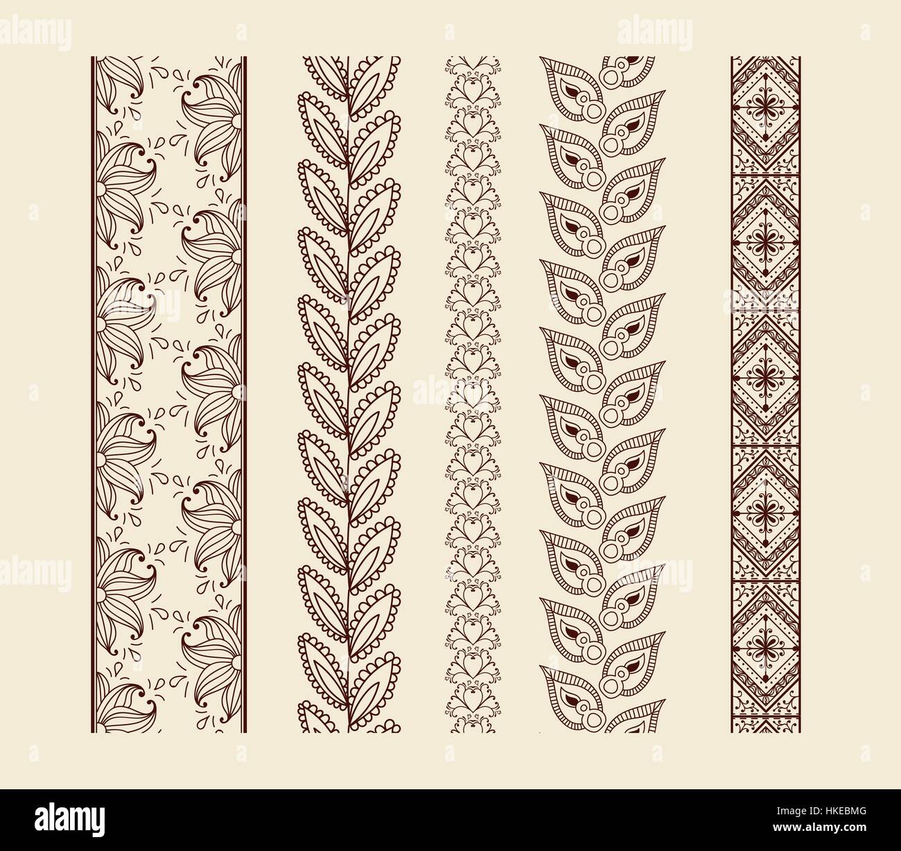 Vector set vintage ornate borders Stock Vector Image & Art - Alamy