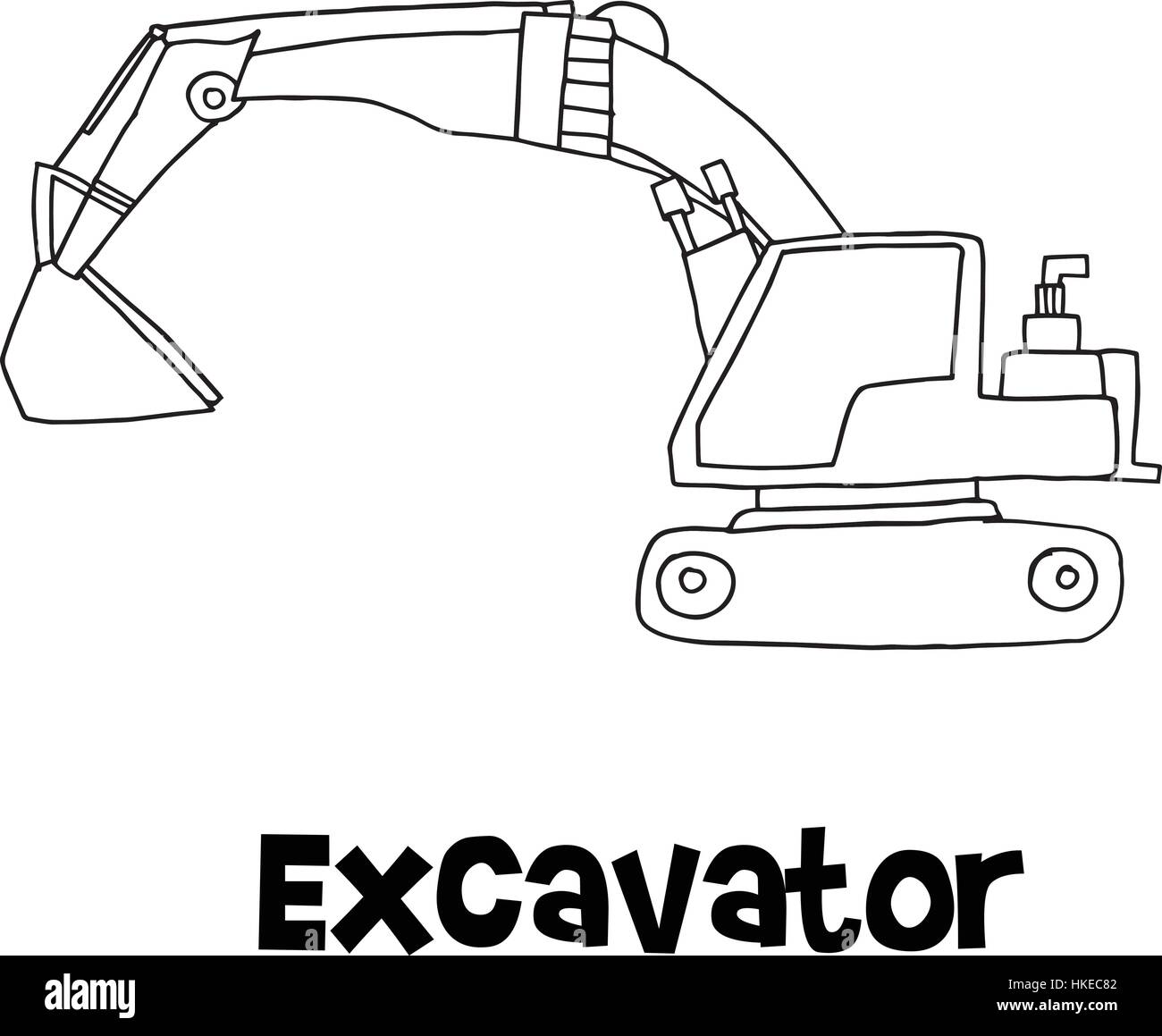 Excavator Drawing PNG Transparent Images Free Download | Vector Files |  Pngtree
