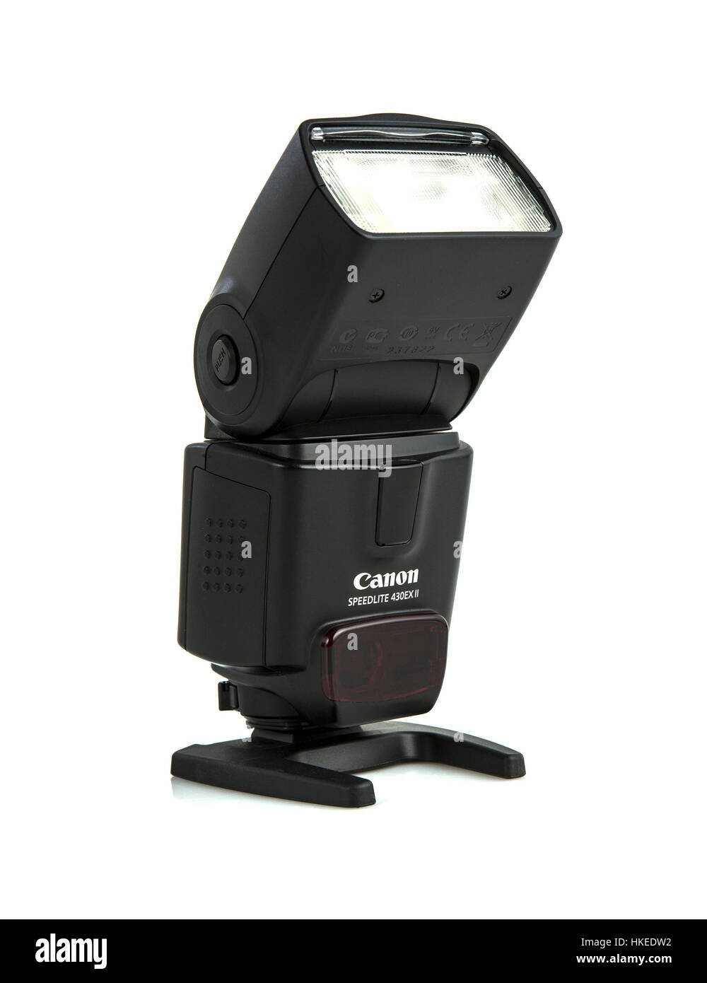 Canon 430EX II Speedlite on a white background Stock Photo - Alamy