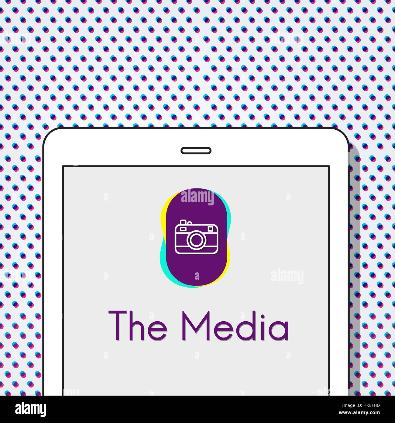 Camera Social Media Digital Graphic Concept Stock Photo Alamy