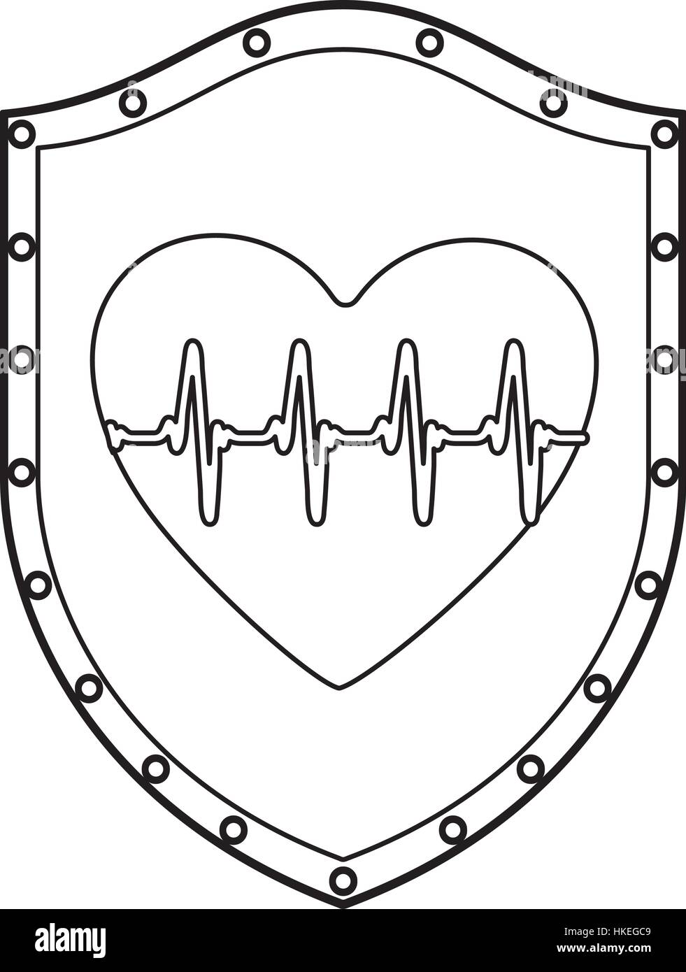 Medical heart healthcare icon vector illustration graphic design Stock ...
