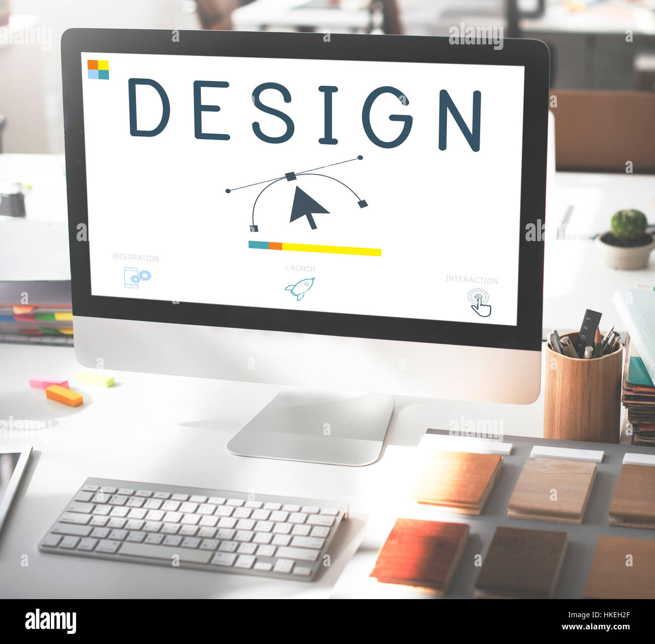 Responsive Design Website Template Layout Concept Stock Photo - Alamy