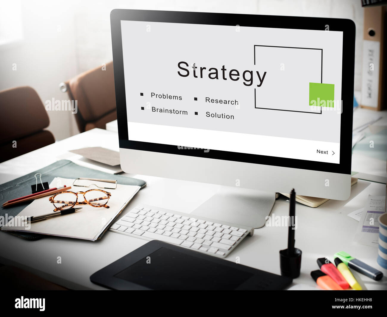 Strategy Business Startup Goals Concept Stock Photo Alamy