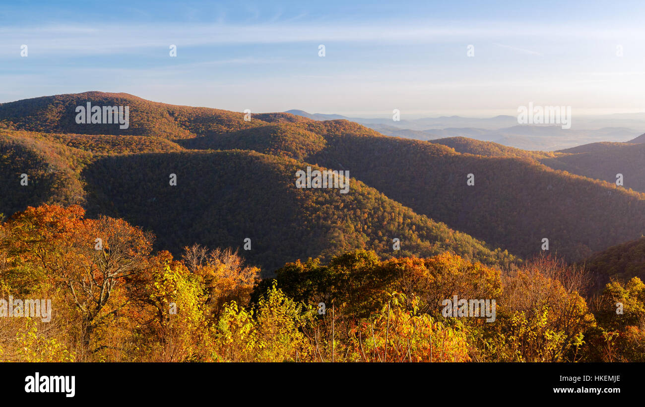 Taking In The Golden Sunlight From Hemlock Springs Overlook In 