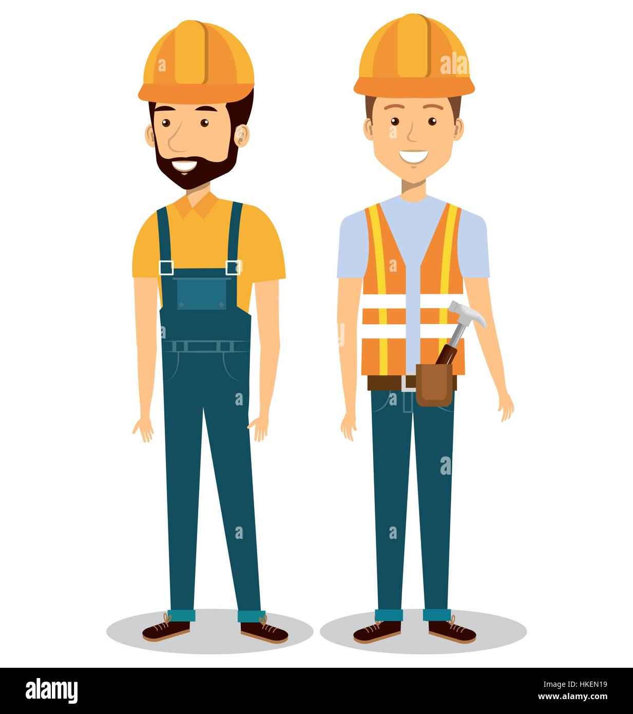 builders group avatars characters vector illustration design Stock ...