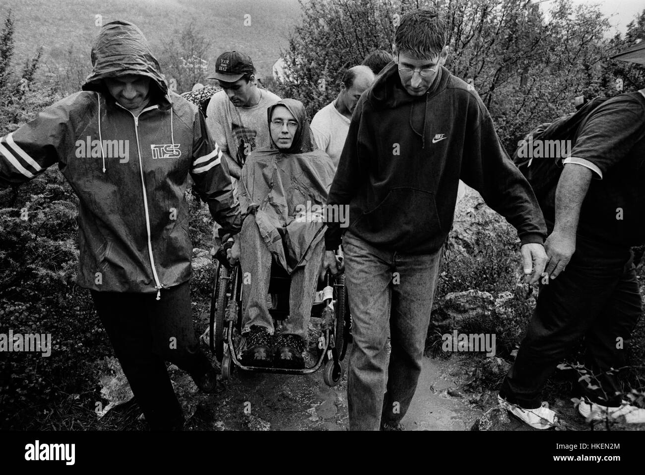 Pilgrims at Medjugorje Stock Photo Alamy