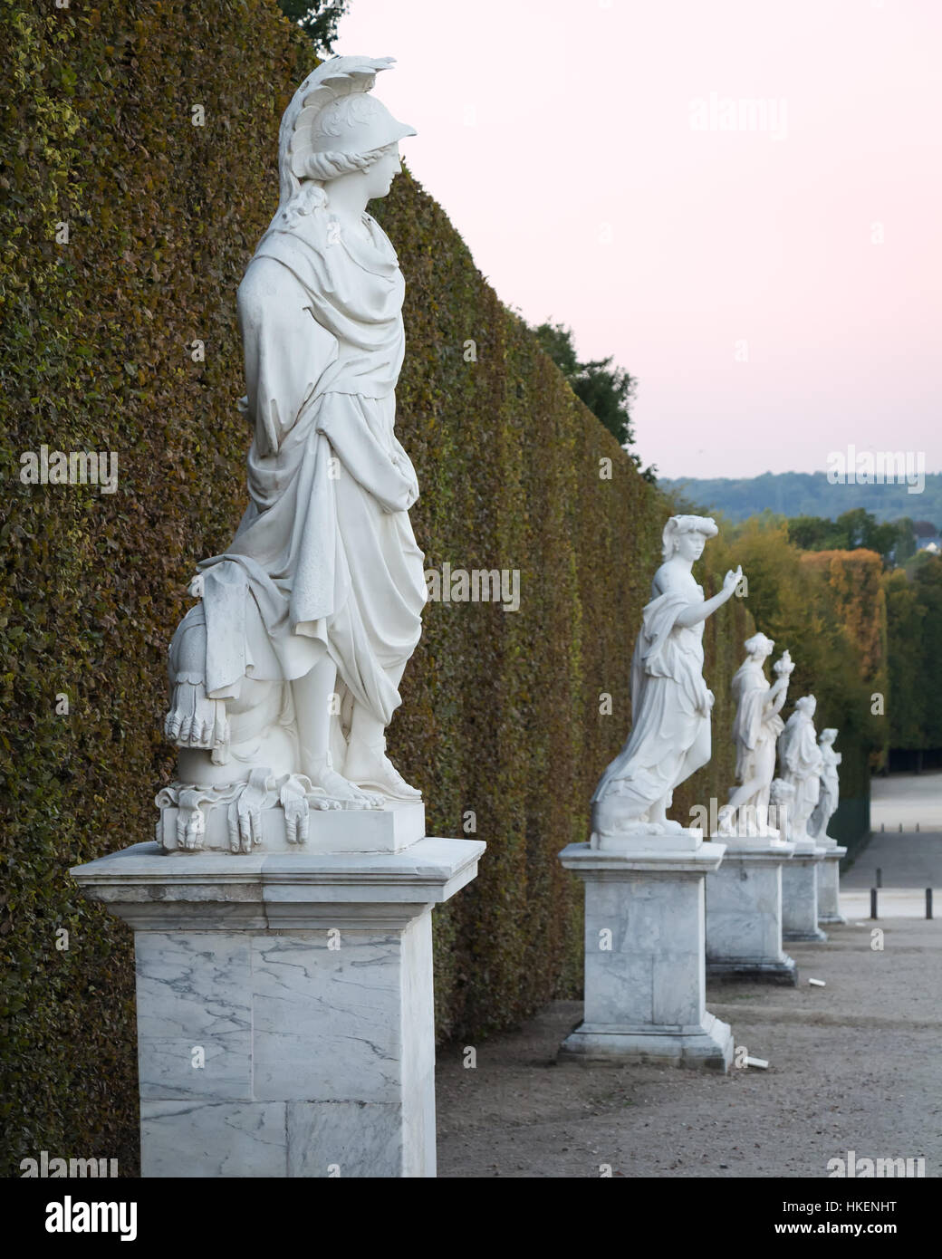 Statue garden in Versailles, France Stock Photo Alamy