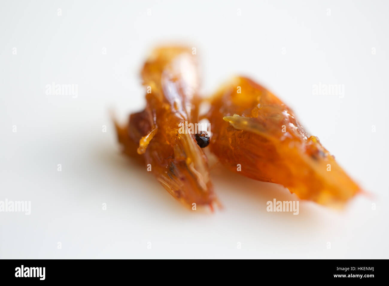 smoked shrimp. food, fried, appetiser, seafood. Stock Photo