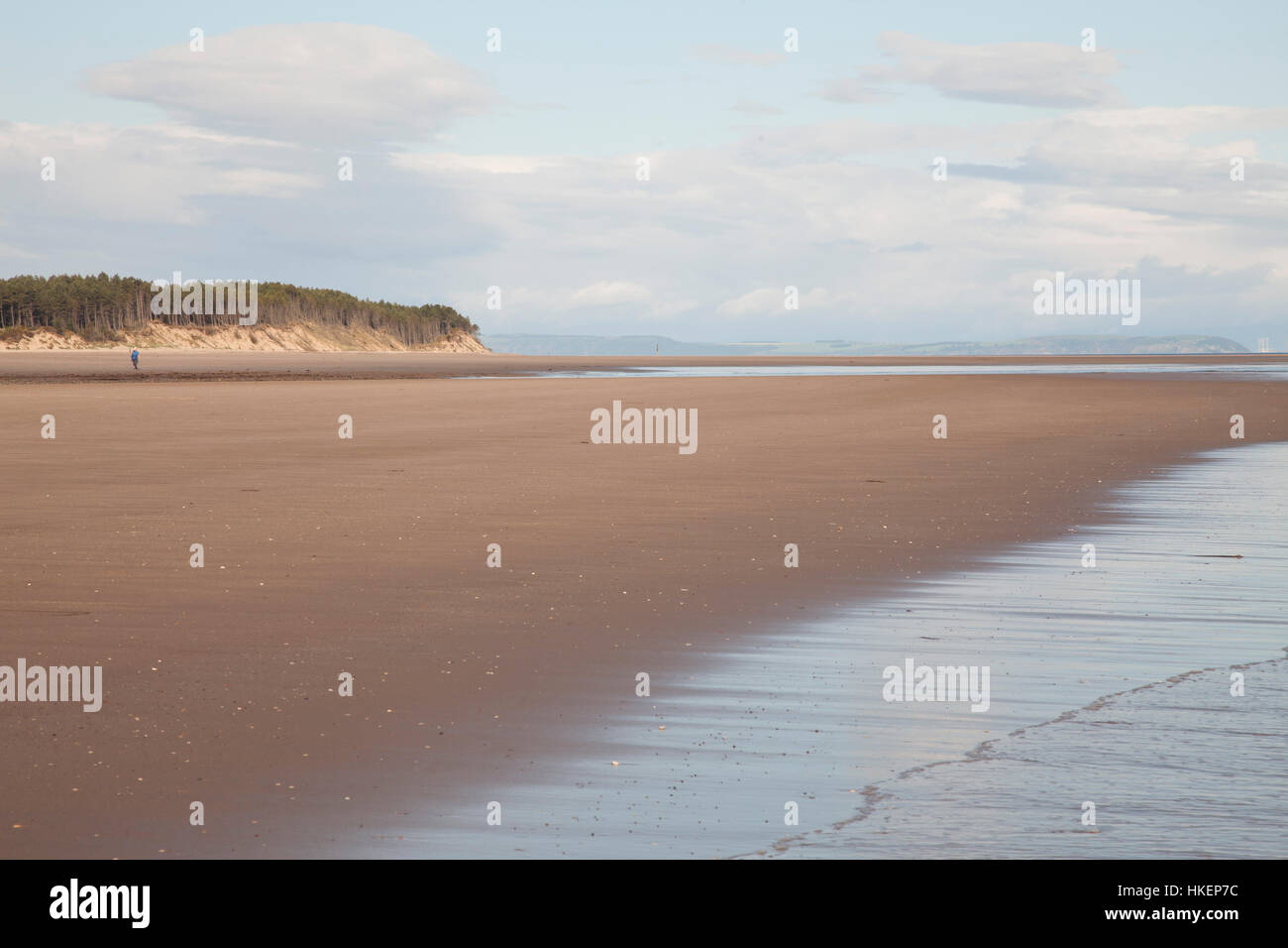 Culbin Sands Findhorn Bay, Moray near Inverness, North East Highlands of Scotland, Great Britain Stock Photo