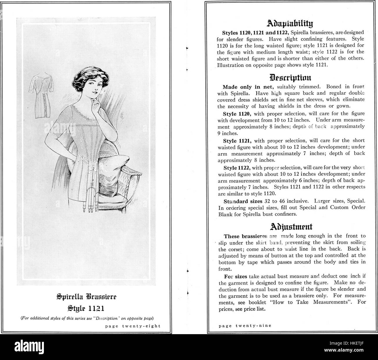 The Spirella Accessories catalog from 1913 presents fashion and design