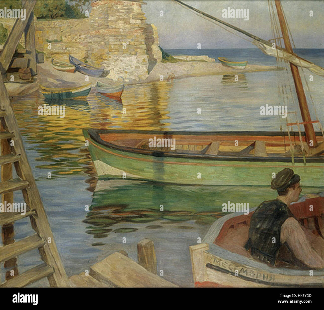 Keyat Yordan Kyvliev’s artwork, Keyat na Mesemvria, offers a glimpse into the ...