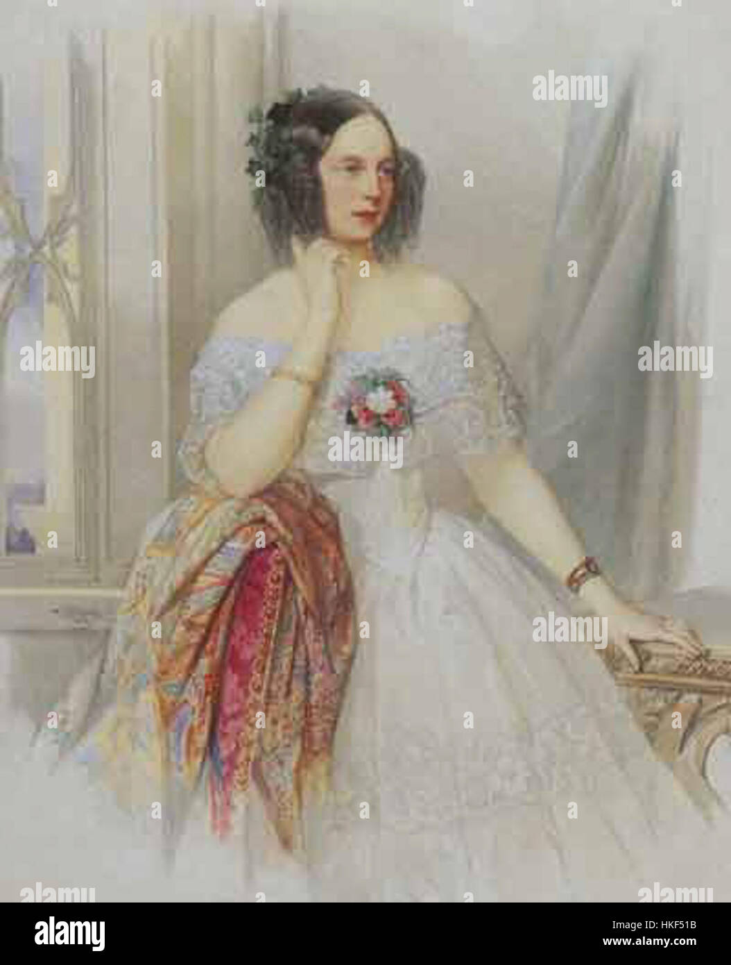 Maria Nicholas 'Maria Nikolaevna' is a portrait of the Russian princess painted by V ...