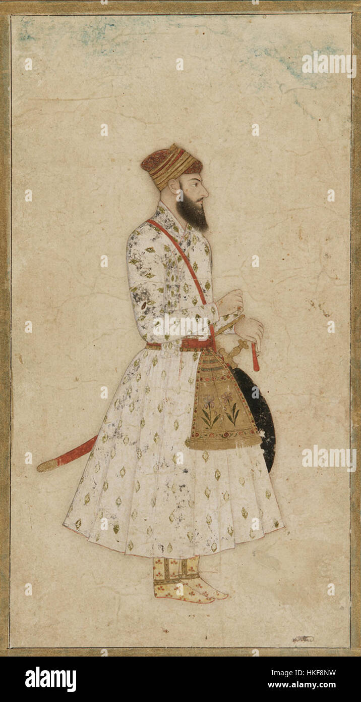 A Nawab of Mughal dynasty, India, 17th 18th century Stock Photo