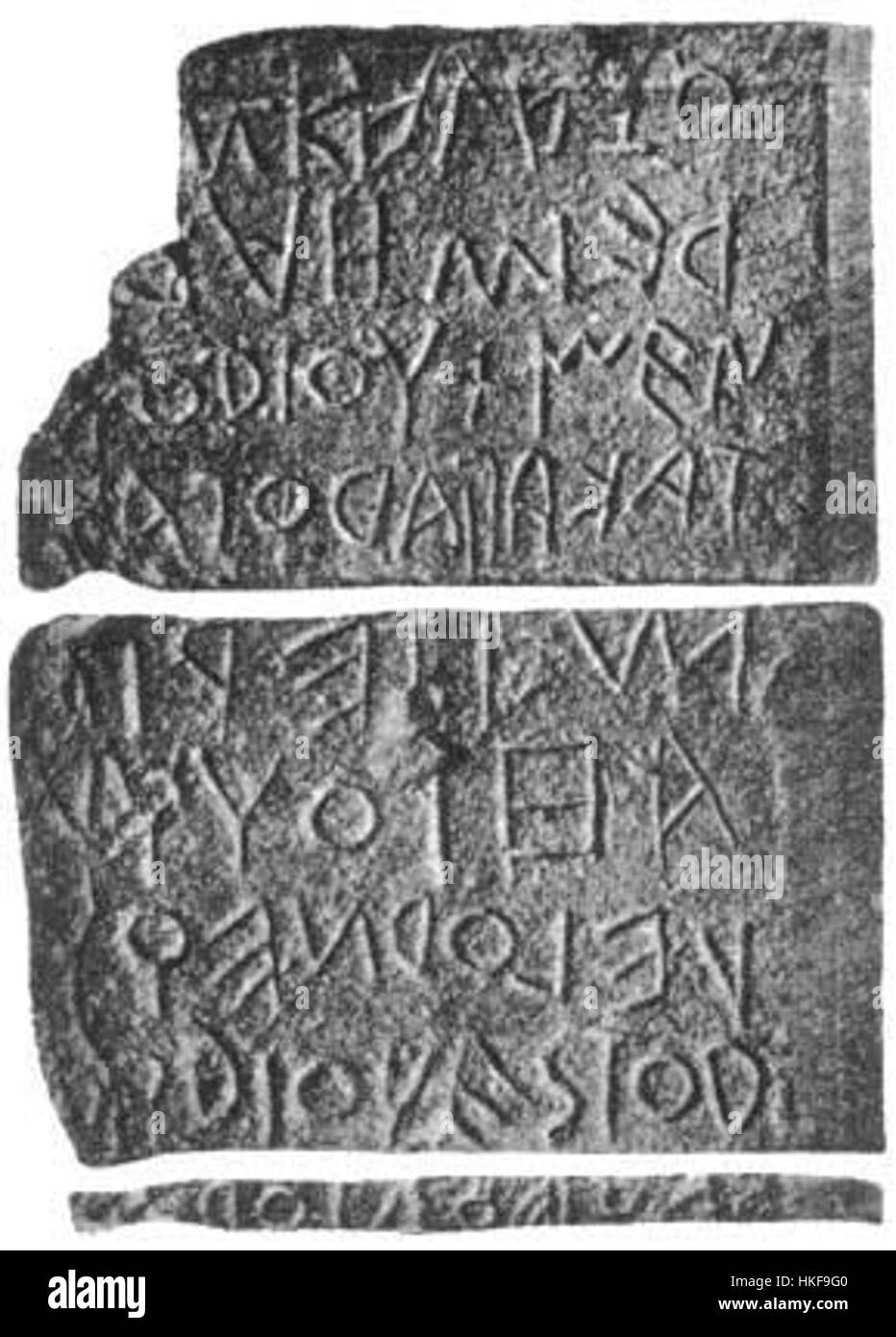 The *Lapis Niger* is an ancient black stone inscription from Rome ...