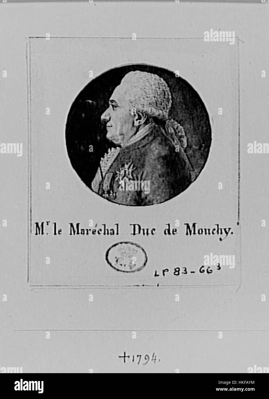 Philippe de Noailles Stock Photo Alamy