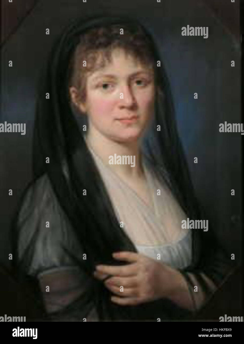 'Damenbildnis' is a portrait painting by Paul Joseph Bardou. Known for