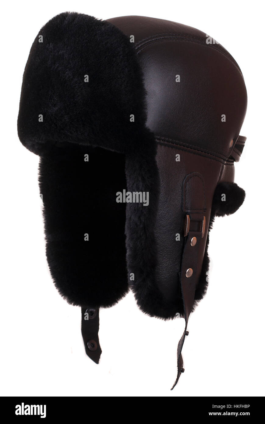 Fur aviator hat hi-res stock photography and images - Alamy